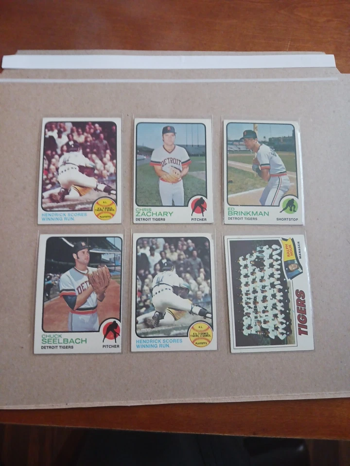 Detroit Tigers Vintage Topps Años 70 + 1981 Lote De 17 🐅⚾️ INC McLain & Freehan Foto 3 de 4