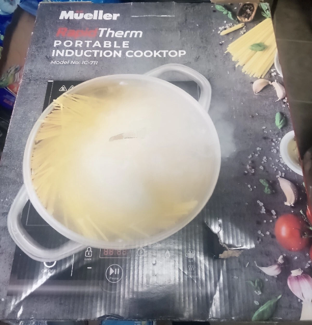 Mueller RapidTherm Portable Induction Cooktop Hot Plate Countertop Burner