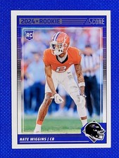 NATE WIGGINS RC 2024 Score #320 Rookie Football Baltimore Ravens