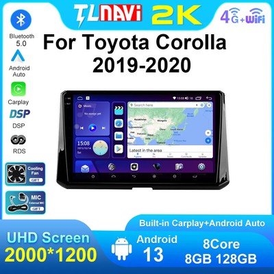 Carplay For Toyota Corolla 2019 2020 GPS Navigation Auto DSP Android Car Player