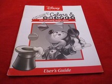 Disney Mickey's Colors Shapes Dazzling Magic Show IBM PC User's Guide Manual
