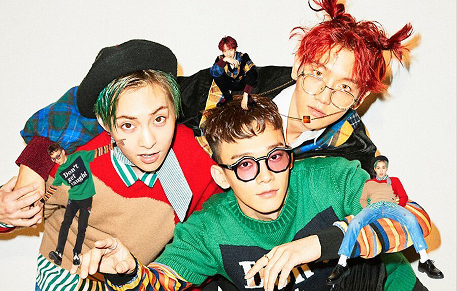 EXO-CBX [HEY MAMA] 1st Mini Album CD+Photo Book+Photo Card K-POP