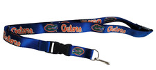University of Florida Gators Blue NCAA Lanyard with Detachable Buckle