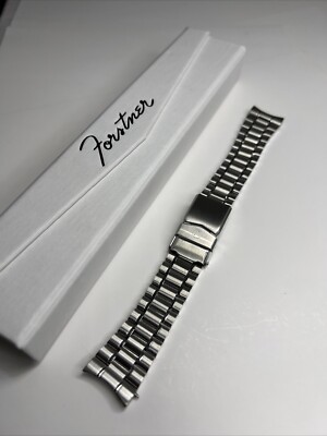 Forstner Bracelet Speedmaster Aftermarket Bracelet 20mm Forstner Bullet  Bracelet For Omega Speedmaster