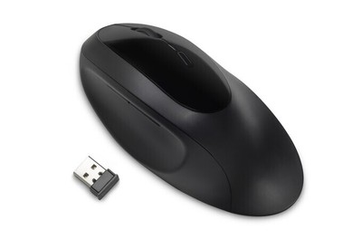 Kensington Pro Fit Ergo Wireless Mouse, schwarz, USB/Bluetooth