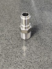 3/8" Stainless Steel Quick Connect Plug Male Pipe Thread MPT