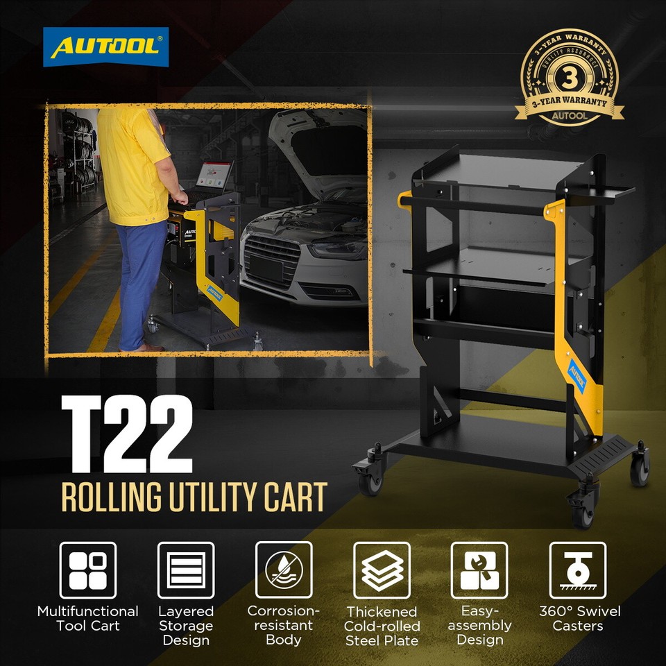 Tool Trolley Cart Roller Garage Workshop Car Professional Diagnostic ...