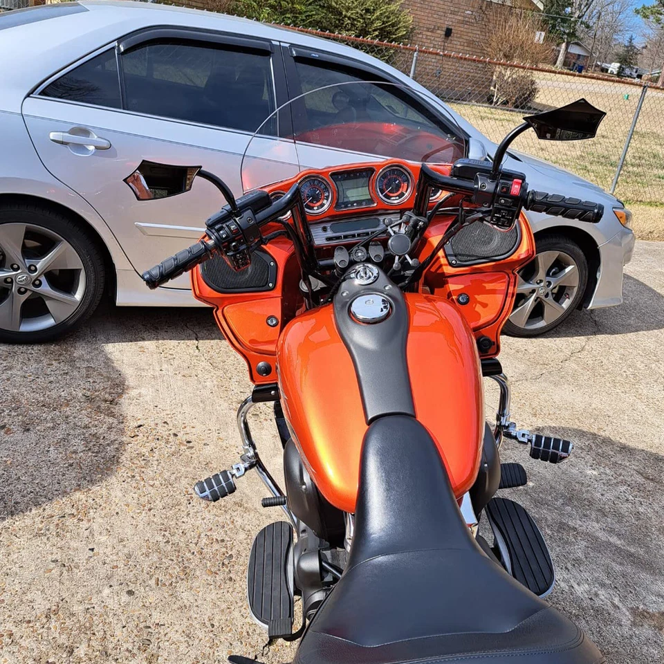 Espelhos retrovisores de motocicleta para Victory Cross Country Roads Ness Vegas Jackpot - Imagem 4 de 4