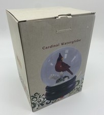 Cracker Barrel Cardinal Waterglobe Christmas All Occasion