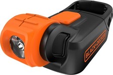 BLACK+DECKER Lampe de poche LED sans fil Tête pivotante à 180° 18V Sans batterie