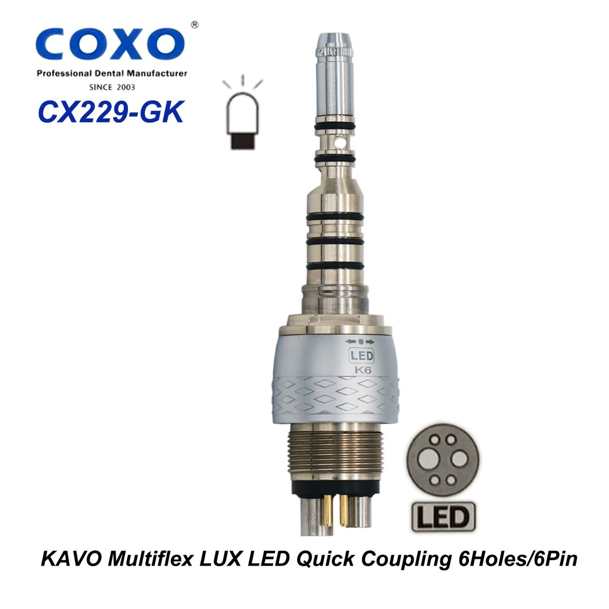KAVO Mulltiflex LUX Type COXO Dental LED Quick Coupling For High