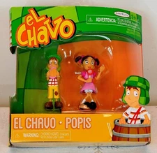 Jakks Pacific El Chavo Mini Figurine 2" El Chavo and Popis Character 2-Pack
