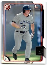 2015 BOWMAN DRAFT PICKS & PROSPECTS JEFF HENDRIX NEW YORK YANKEES #192