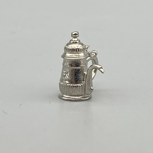 EUGENE KUPJACK Handwerker STERLINGSILBER Schokoladentopf 336 MINIATUR PUPPENHAUS Vintage - Bild 5 von 15