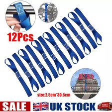12x Motorcycle Motorbike Soft Loop Transport Tie Down Straps 2.5*30cm