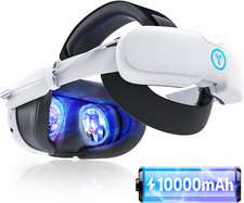 10000Mah Battery Head Strap Compatible with Meta Quest 3S  Quest 3, Detachable