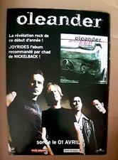 PUBLICITE ADVERT album concert advertising OLEANDER 2003 Lp joyrides