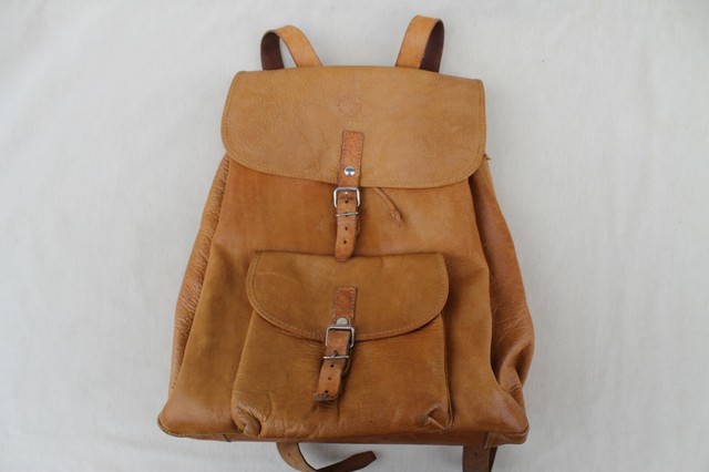 beckmann leather backpack