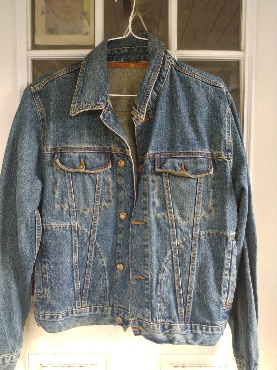 Vintage Timberland Classic Denim Weathergear Denim Jacket Vintage Timberland Classic Denim Weathergear Denim Jacket