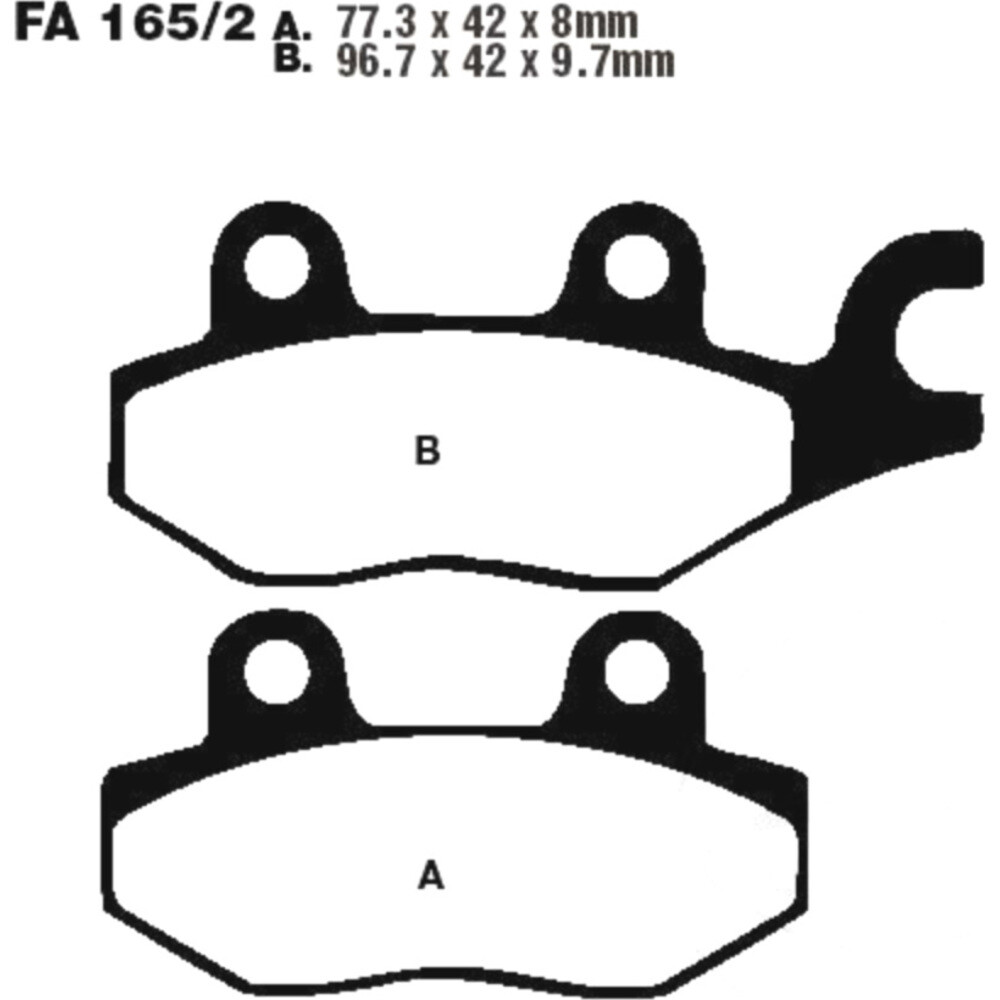Brembo Racng Bremsbeläge Bremsklötze Bremse Vorne Kawasak Z 1000 ZX