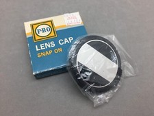 P.R.O Lens Cap Japan Snap On 52mm New Old Stock 35mm SLR Camera Black  Silver