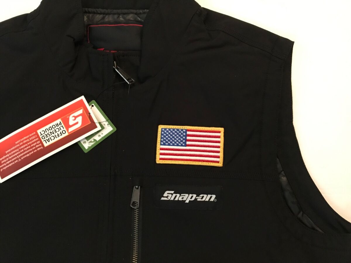 Snap On Tools 2023 Black Vest NEW Mens XL EXTRA LARGE - Work Snap On Tools 2023 Black Vest NEW Mens XL EXTRA LARGE - Work