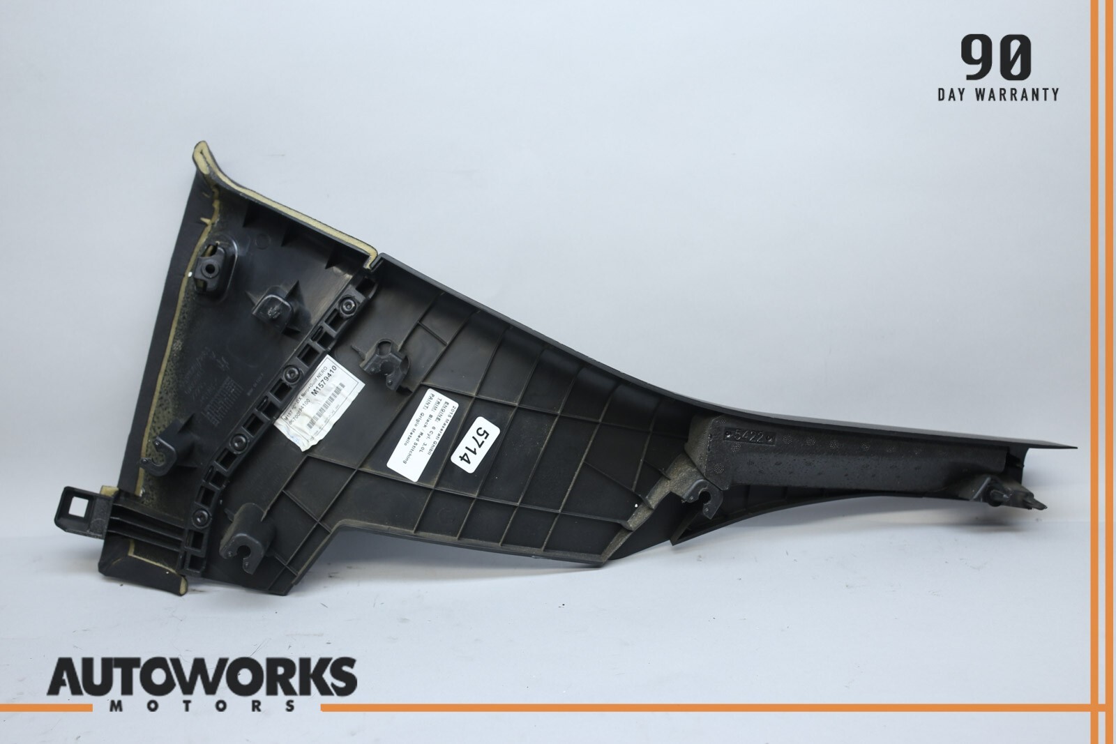 14-19 Maserati Ghibli M157 Rear Right Passenger Side C Pillar Trim Panel OEM