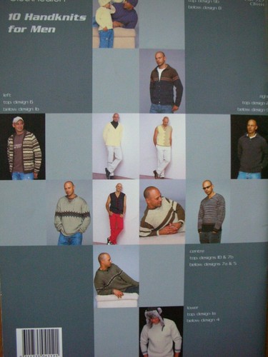 Clecheaton Knitting Pattern Book - 10 HANDKNITS FOR MEN - Sizes 14 to 36 in VGC - Picture 2 of 4