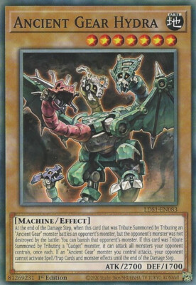 Yu-Gi-Oh! Ancient Gear Hydra Card - LDS1-EN083 Common 1st Edition - Legendary Duelists: Season 1 - View #7