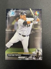 YOSHITOMO TSUTSUGO 2017 BOWMAN CHROME #BCP62 TAMPA BAY RAYS