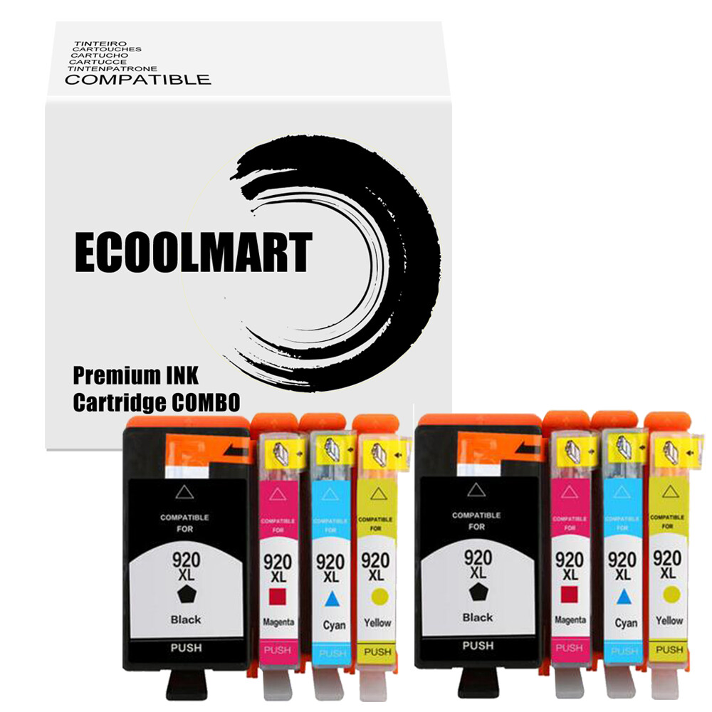 8PK Ink Cartridge replace for HP 920XL Officejet 6500 7500A E609n E709a
