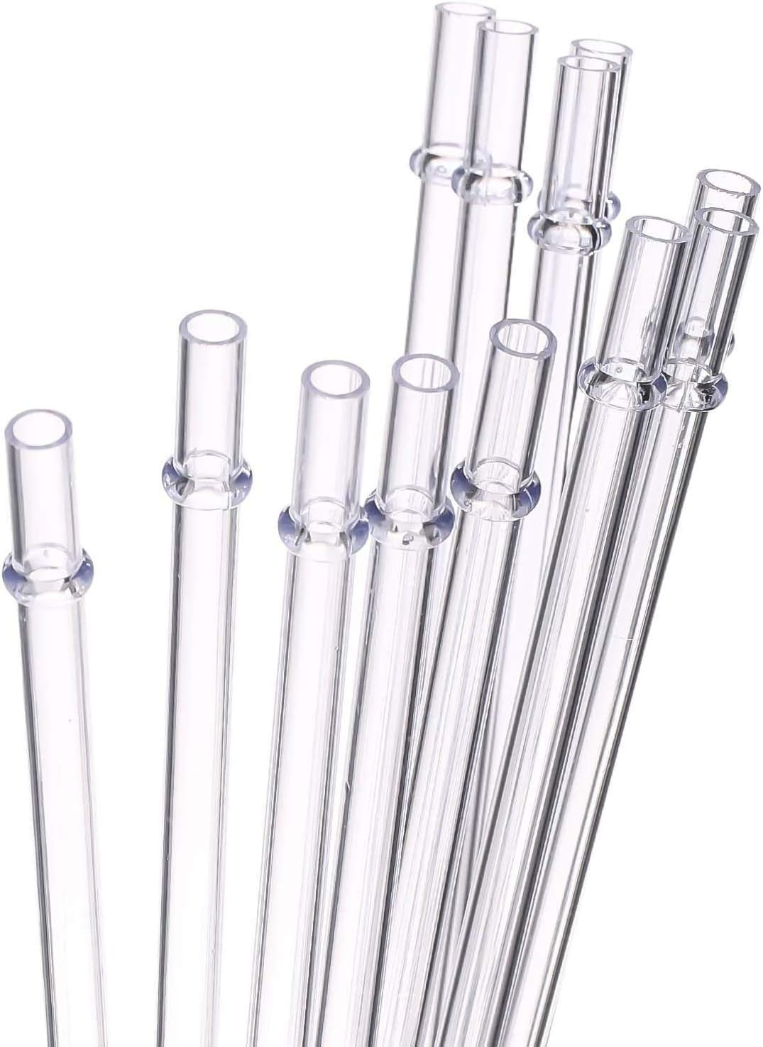 11-Inch Reusable Tritan Plastic Straws for 24oz & 32oz Mason Jars