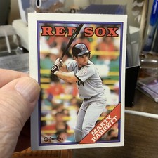 1988 O-Pee-Chee Baseball Card #338 Marty Barrett