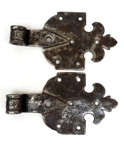 2 X Eisen Turbeschlag Eisenscharnier Turscharnier Schmiedeeisen Gross Schwer Ebay