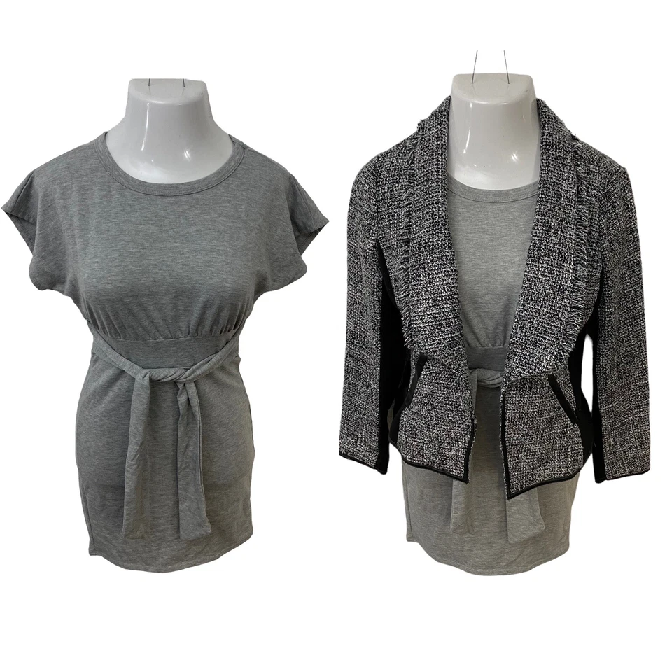 Alfani платье Blazer женщин средний лот серый Джерси трикотажа работы офиса карьера основной - Изображение 2 из 4