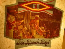 BEACH BOYS LIVE VINTAGE 1970's ROCK  ROLL IRON ON TRANSFER -NICE, B-24