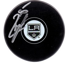 QUINTON BYFIELD LOS ANGELES KINGS SIGNED AUTOGRAPHED PUCK COA ! SUDBURY WOLVES