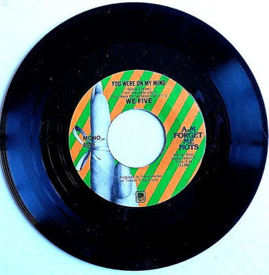 WE FIVE - Let's Get Together / You Were On My Mind - Vinyl 45rpm A&M  8575 Mono