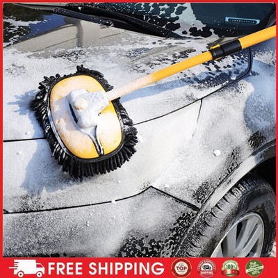 Car Cleaning Brush Long Handle Cleaning Mop Auto Care Accessories (Brush)