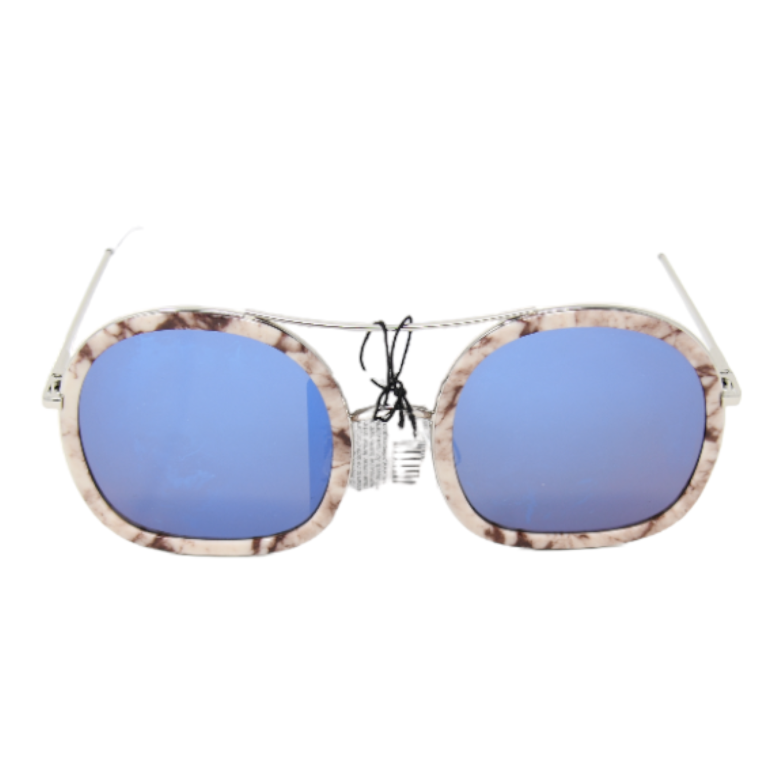 Sunglasses Fashion UV400 Protection Women White Brown Blue Lens