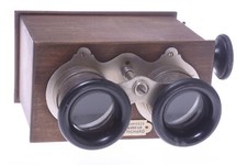   JULES RICHARD VERASCOPE STEREOSCOPE 3D STEREO VIEWER EARLY NICKEL PLATE 45X107