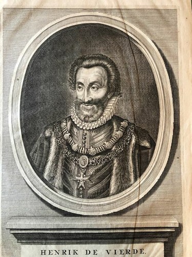 Portrait Of "Hendrik De Vierde Koninck Van Vrankryk" By Hendrik Goltzius - Picture 2 of 4