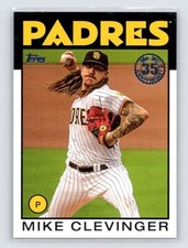 2021 Topps - 1986 Topps Baseball 35th Anniversary Mike Clevinger #86B-63 Padres