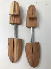 Vintage Johnston & Murphy Rochester Wood Shoe Trees Size M Made In U.S.A.