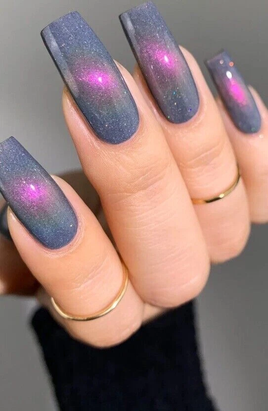 Mooncat Nail Lacquer Polish *Smokescreen* RETIRED Magnetic Glitter Multichrome