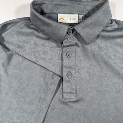 KJUS Sport Fit Gray Golf Polo Men s Medium