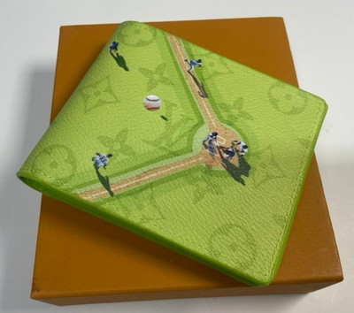 Louis Vuitton Baseball Men s  Wallet  Authentic w/ Box