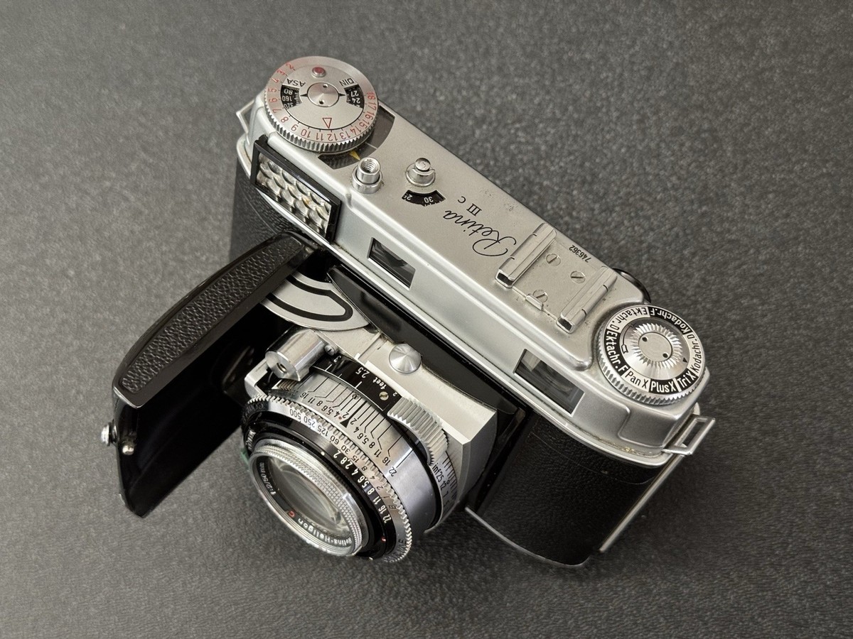 Kodak Retina IIIc - 35mm Rangefinder Film Camera & Case - Heligon