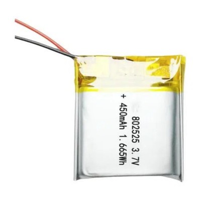 2pc 3.7V 450mAh 802525 Li-Polymer Li Battery TABLET LAPTOP CAMERA POWER BANK