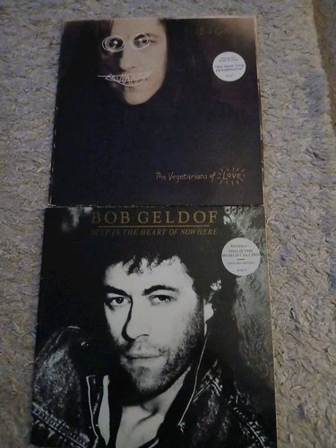Bob Geldof - Deep in the Heart of Nowhere & The Vegetarians OF Love Vinyl Lps